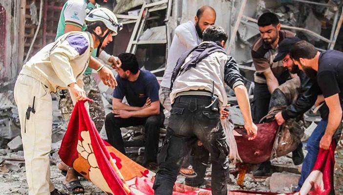 الشبكة السورية: 58 مجزرة في سوريا الشهر الماضي