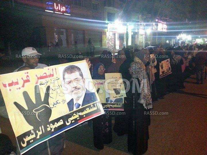 القليوبية .. وقفة احتجاجية بشبرا ضد حكم العسكر