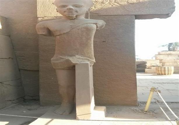 رواد التواصل يسخرون من تشويه “الآثار” لتمثال أمون