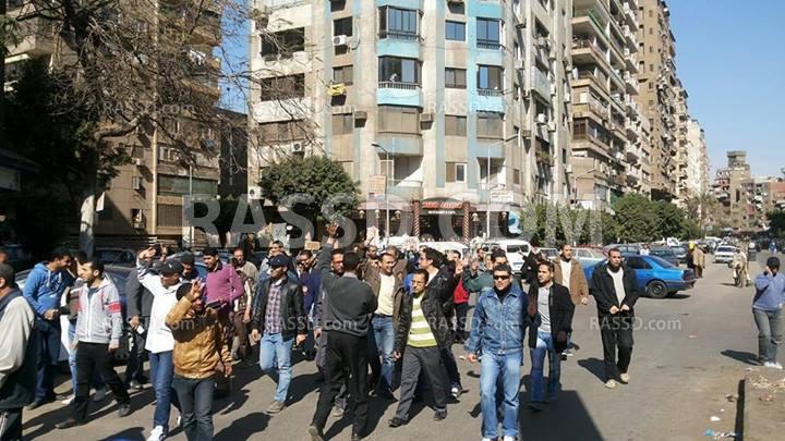 مسيرة مؤيدة للشرعية بميدان لبنان في الجيزة