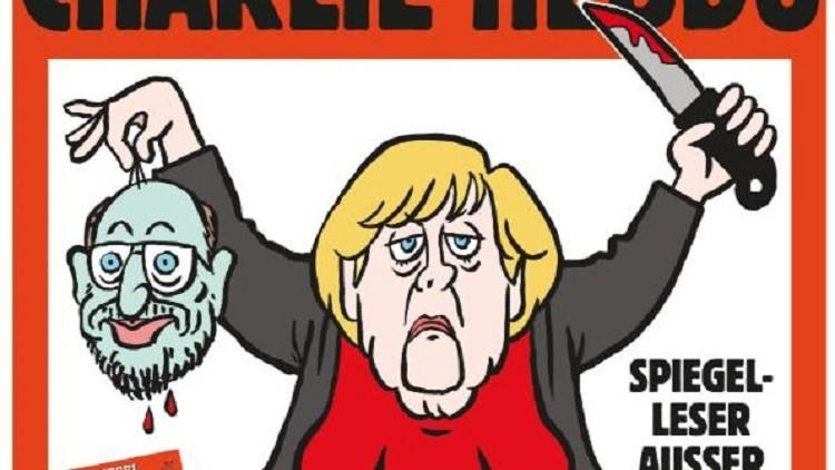 ميركل تنضم لرسوم “مقطوعي الرأس”