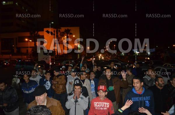 مسيرة ليلية بمشاركة ألتراس ربعاوي ببورسعيد