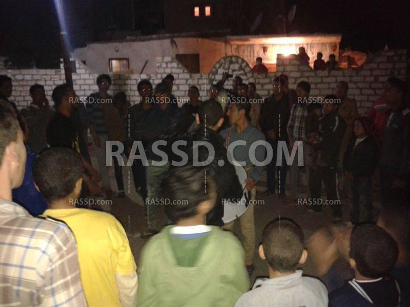 وقفة لـ”عفاريت ضد الانقلاب” بقرية المحطة بالنوبارية