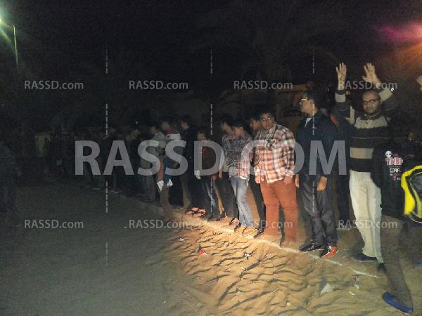 وقفة لشباب ضد الانقلاب بدمياط الجديدة