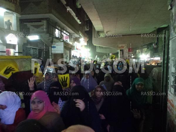 مسيرة حاشدة الآن بصفط اللبن منددة بالانقلاب العسكري