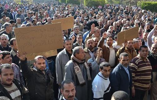 فيديو..عمال المحلة يهتفون:”الكباب الكباب لنخلي عيشتكو هباب”