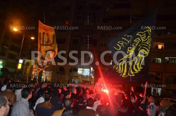 وقفة لأولتراس ربعاوي ببورسعيد