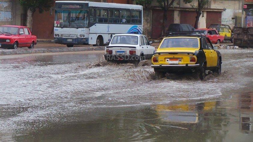 عودة أزمة الصرف الصحي بالإسكندرية بعد هطول الأمطار
