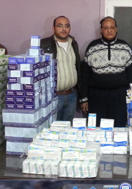 أمين مخزن بالإدارة الصحية بشربين تاجر مخدرات