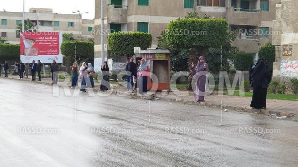 سلسله بشرية لـ”7 الصبح” ببرج العرب تنديدا بالإنقلاب