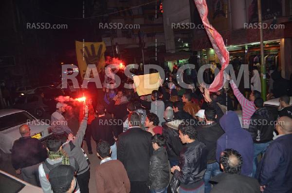 بورسعيد .. مسيرة ليلية تندد باستمرار انقطاع الكهرباء