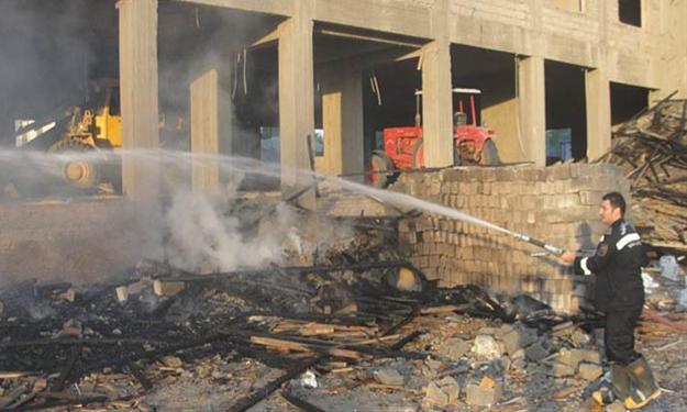 انفجار ماسورة غاز بالمهندسين