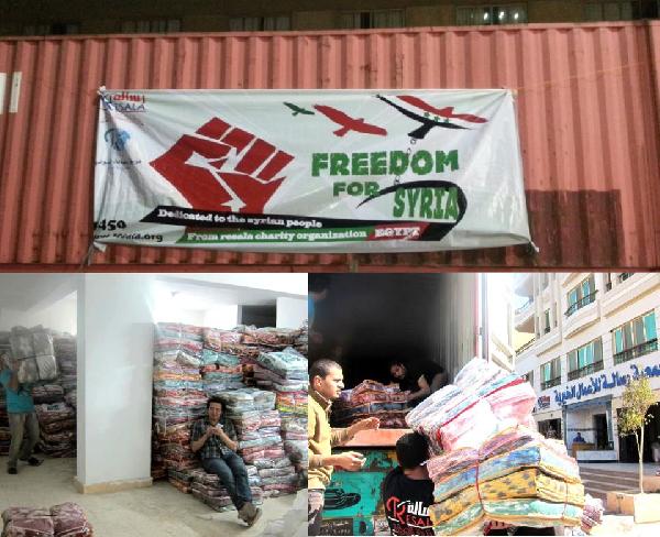 قافلة “رسالة” تنطلق لإغاثة اللاجئين السوريين على حدود لبنان