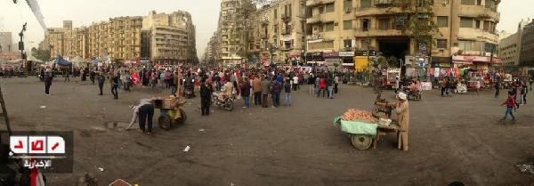 اللجان الشعبية بالتحرير تستخدم الخرطوش لمنع المتظاهرين من التعدي على لص