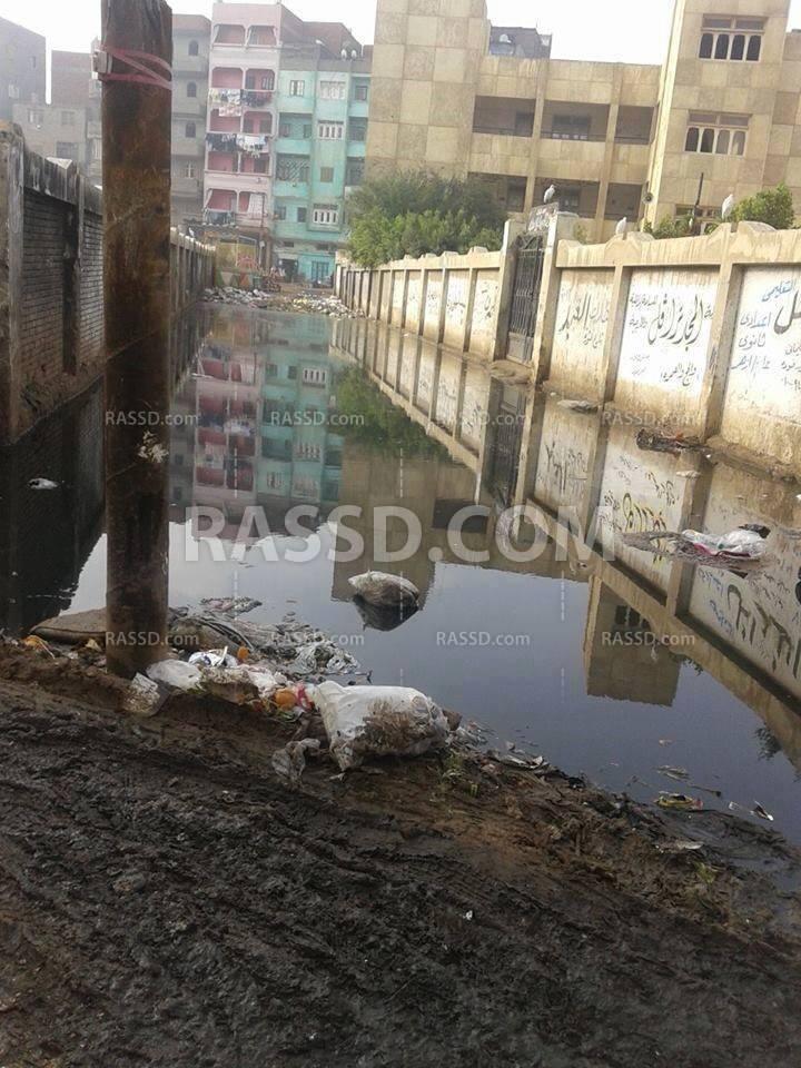 قرية أبو علي تغرق في مياه الصرف الصحي.. والمسئولون غائبون