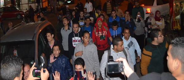 مسيرة ليلية ببورسعيد مناهضة للإنقلاب