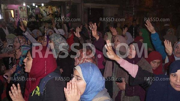 أسماء معتقلي المحلة تشعل مسيرتها الليلية