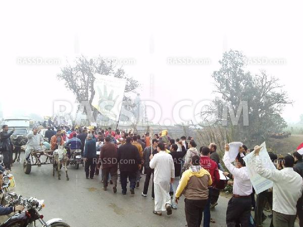 “نساء ضد الانقلاب” في مسيرة “بدسوق” كفر الشيخ