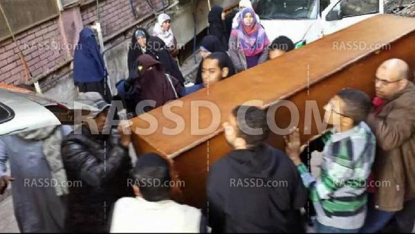 أهالى طنطا يشيعون جثمان تغريد عبدالمعاطي “شهيدة الهرم”