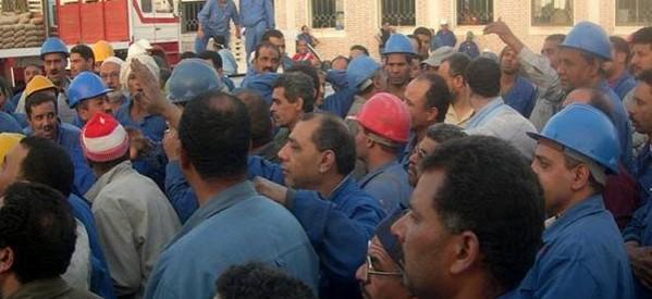 عمال مصنع أجا للسماد يغلقون المصنع في وجه “المحافظة” ويطالبون بتثبتهم