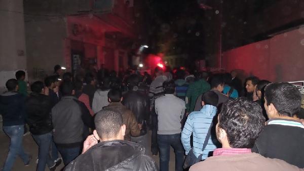 “شباب ضد الانقلاب” في مسيرة ليلية بالمنصورة