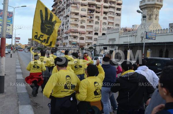 مسيرة “بالجري” لرفض الانقلاب ببوسعيد