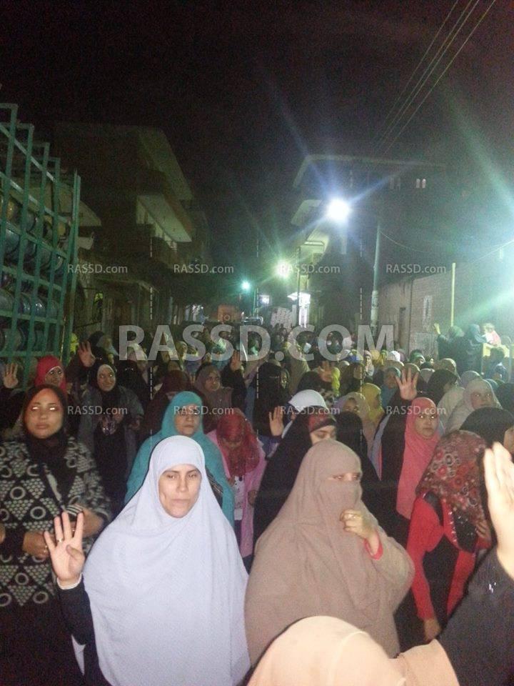 إستمرار التظاهرات الرافضة للانقلاب بعرب العليقات