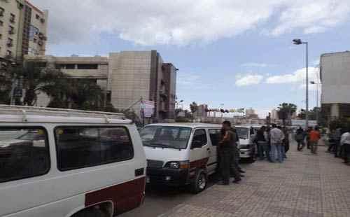 إضراب سائقي المنصورة للممارسات التعسفية من قبل الإنقلاب