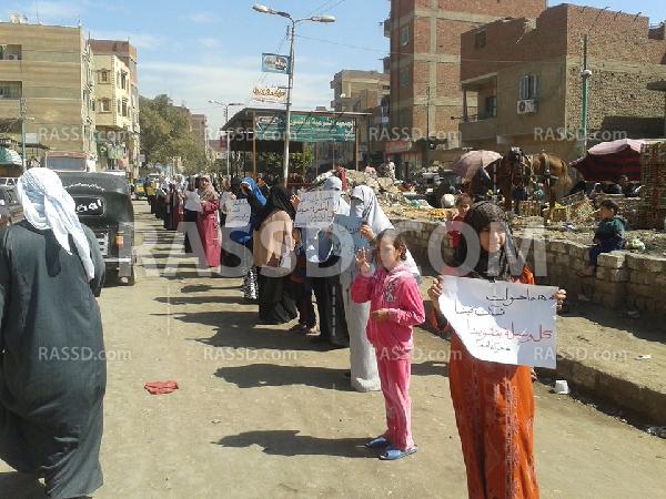 وقفة لـ”نساء ضد الانقلاب” بالمنصورية تنديدا بجرائم العسكر