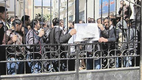 إضراب أمناء شرطة مرور ميت غمر