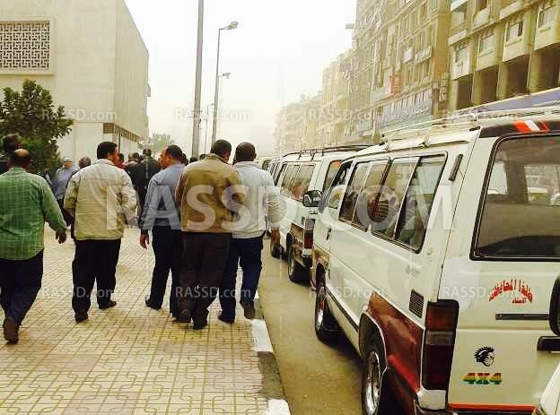 تواصل إضراب سائقي السرفيس بالمنصورة لليوم الثالث