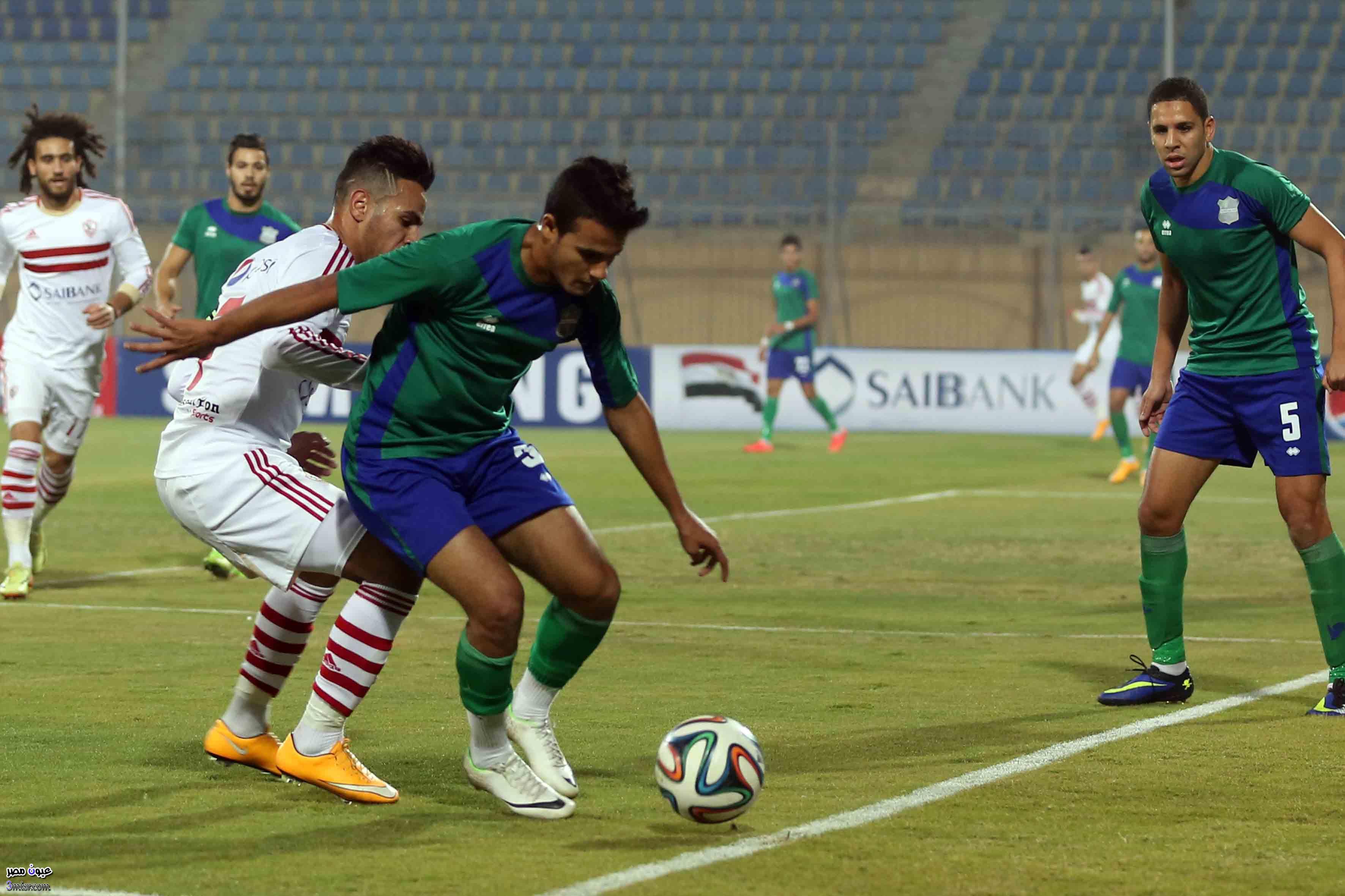 بالفيديو.. مصر للمقاصة يتقدم على الزمالك بهدف في الشوط الأول