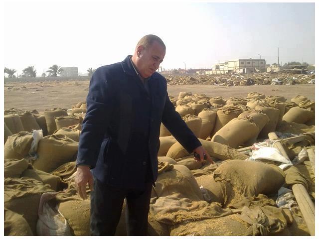 تموين الفيوم تكشف اختلاس 1260طن قمح بقيمة 5 ملايين جنية