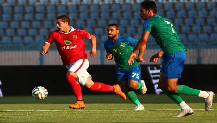 الأهلي يفوز على المقاصة ويرفع رصيده لـ47 نقطة