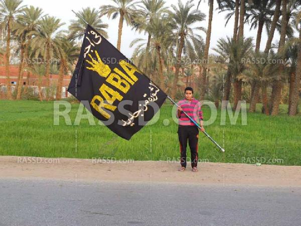 سلسلة بشرية مناهضة للانقلاب بالفيوم