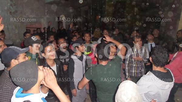 وقفة بالقليوبية احتفاءا بخروج أحد المعتقلين