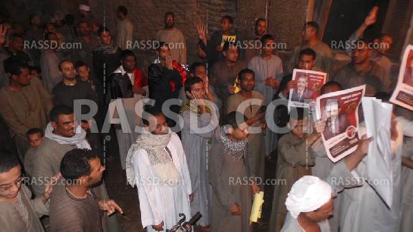 مسيرة مفاجئة لرفض الانقلاب العسكري بالأقصر