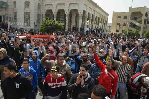 مسيرة لـ”اولتراس ربعاوي” ببورسعيد تنديدا بتدهور الحالة الاقتصادية