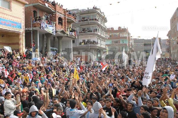 فاعلية “يوم من رابعة” بالعدوة مسقط رأس الرئيس مرسي