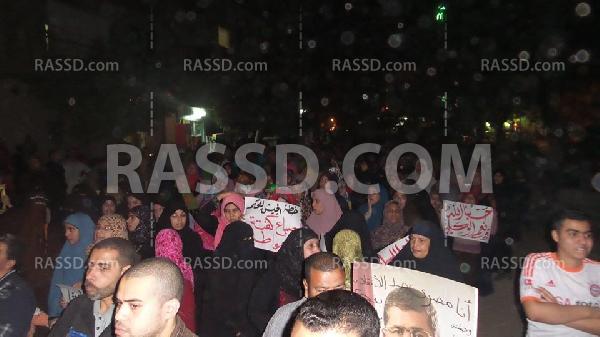 مسيرة ليلية مناهضة للانقلاب بأبوزعبل