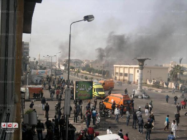 بورسعيد : الجيش يتسلم مبنى المديرية من الشرطة لتأمينه