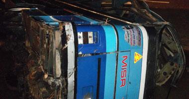 أسماء المتوفين والمصابين في حادث أتوبيس الزعفرانة