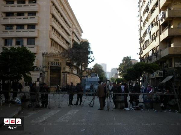 إجراءات أمنية مشددة في محيط الداخلية