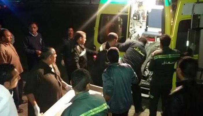 ارتفاع ضحايا حادث أبورديس بسيناء إلى 18