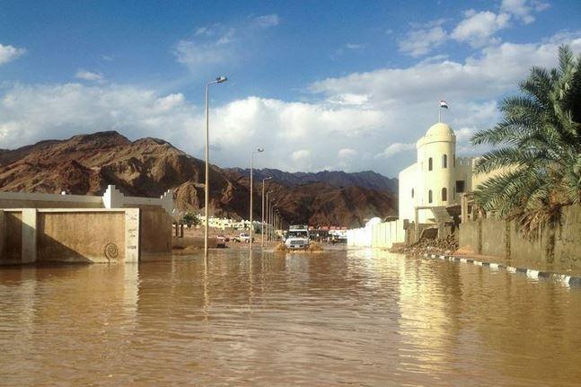 السيول تلتهم 2185 فدان بأسيوط