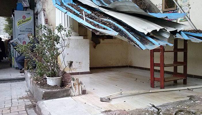 بالصور.. تعطل فرامل ترام الرمل واصطدامه بمبنى فيكتوريا