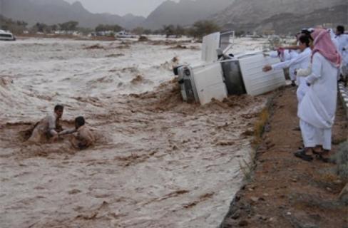 سيول تضرب شمال السعودية وتقتل 7 على الأقل