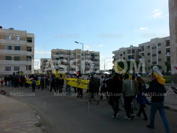 مسيرة صباحية ببرج العرب في أسبوع “الشارع لنا”