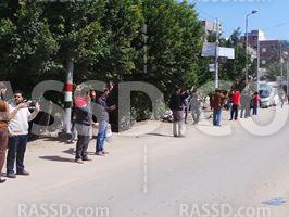 سلسلة بشرية بكفر الدوار رفضا للانقلاب