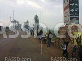 سلسلة بشرية في الشرقية رفضا لحكم العسكر